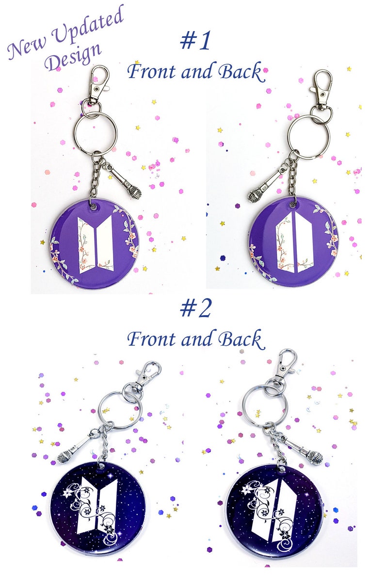 BTS Logo Keychain BTS Bag Charm Bts Logo Design BTS Etsy