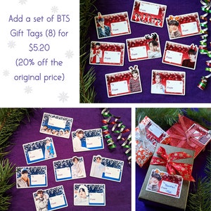 BTS Christmas Ornament, Snowy BTS Ornament, Floating Ornament, Bts ...