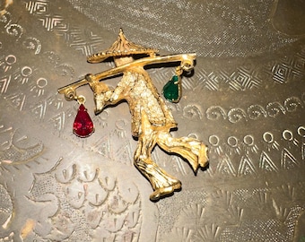 Vintage Lisa Marked water Carrier Pin