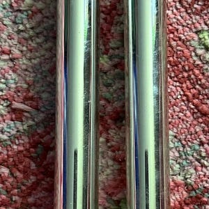 Pair Vintage Mercury Glass Taper Candles