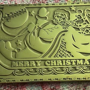 Virginia Metalcrafters First Christmas Untersetzer aus Messing