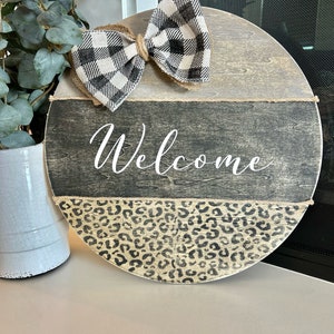 Suporte para porta de entrada, Placa de porta, Placa de porta de entrada, Placa de boas-vindas