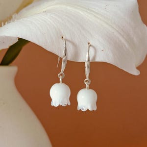 Vachana - Lily of The Valley Sterling Silver Dangle Earrings