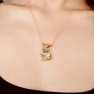 Personalized Envelope Pendant Necklace