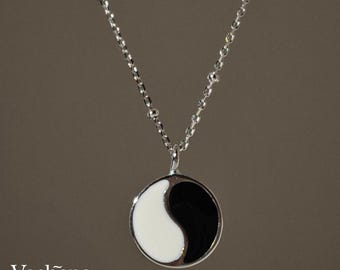 Ciondolo in Oro 750/1000 medaglia con simbolo Yin Yang - Namasté
