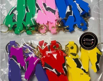 Pixel Sneaker Keychains