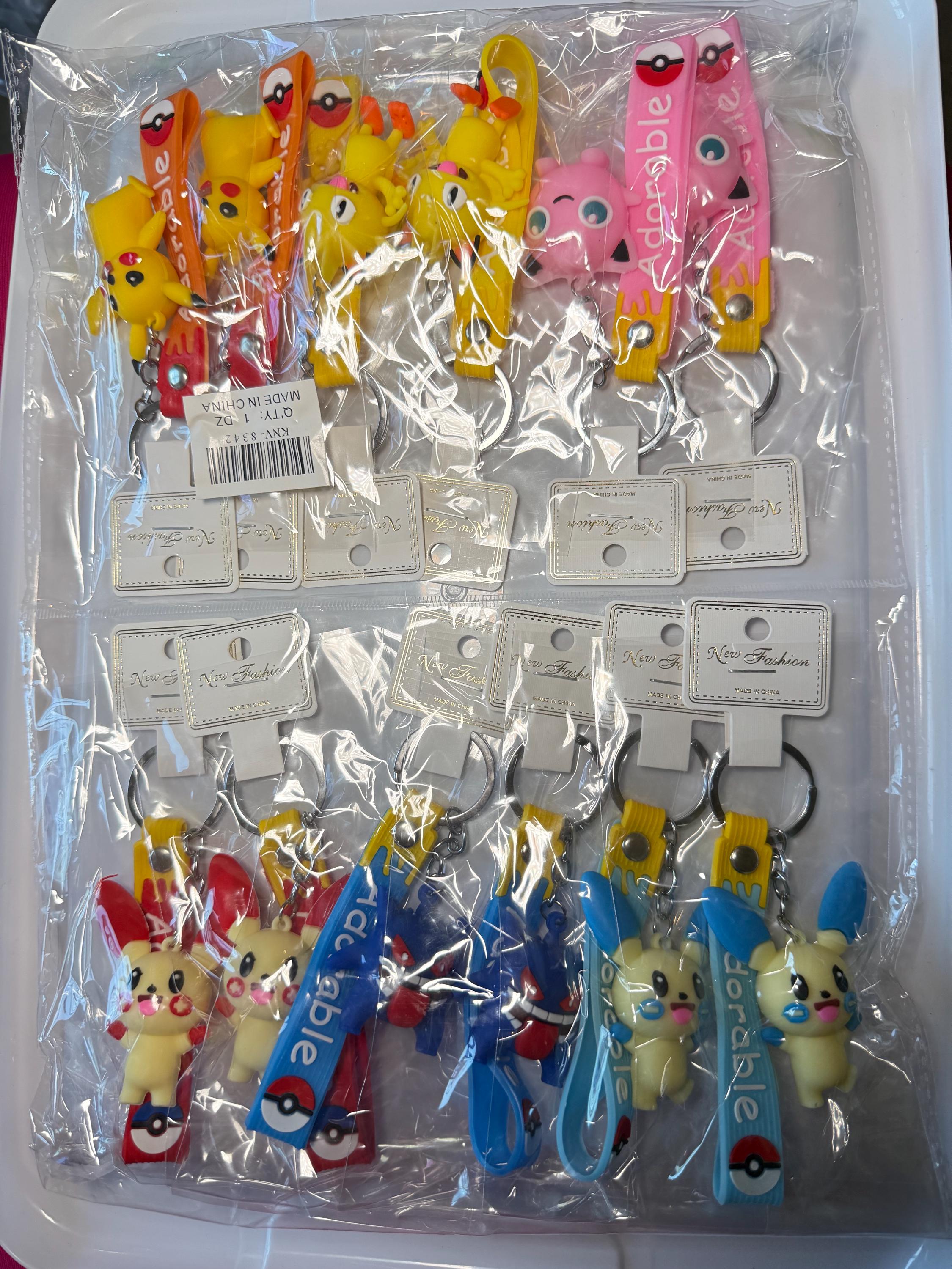 Pokémon Character Keychains - Etsy