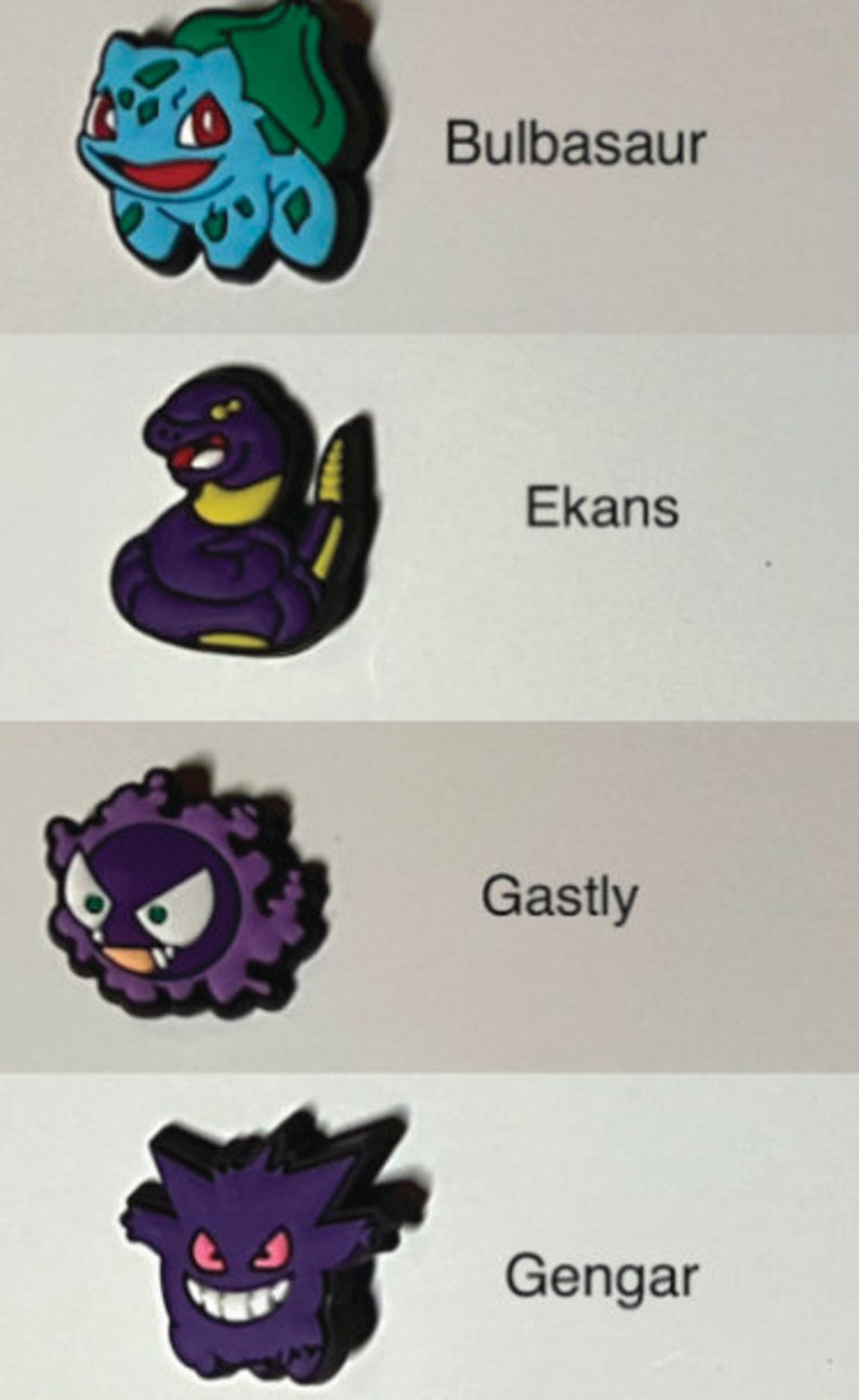 Bulbasaur Ghost Pokemon Poison Pokemon Pokemon Hair Clip - Etsy