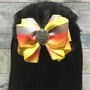 You Are My Sunshine Hair Bow, Hair Clip, Sparkles, Hair Accessories, Handmade