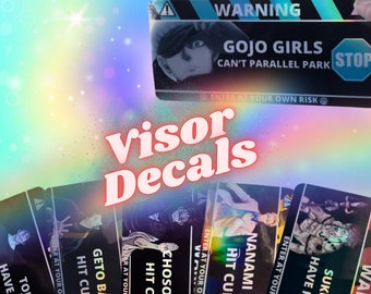 Sorcery Special Grade Academy Car Stickers