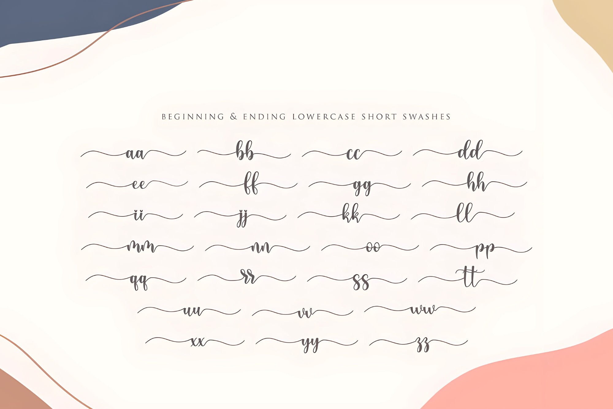 Calligraphy Font, Handwritten Font, Procreate Font, Cursive Font ...