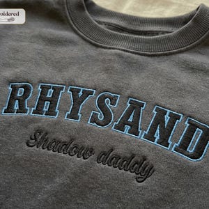 Rhysand shadow Daddy sweatshirt, Book lover gift, Acotar merch, Bookish, Booktok Merch, Gifts for readers image 5