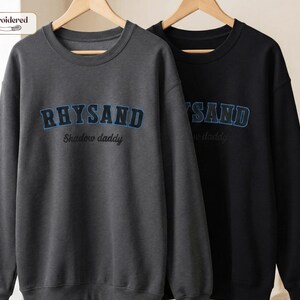 Rhysand shadow Daddy sweatshirt, Book lover gift, Acotar merch, Bookish, Booktok Merch, Gifts for readers image 4