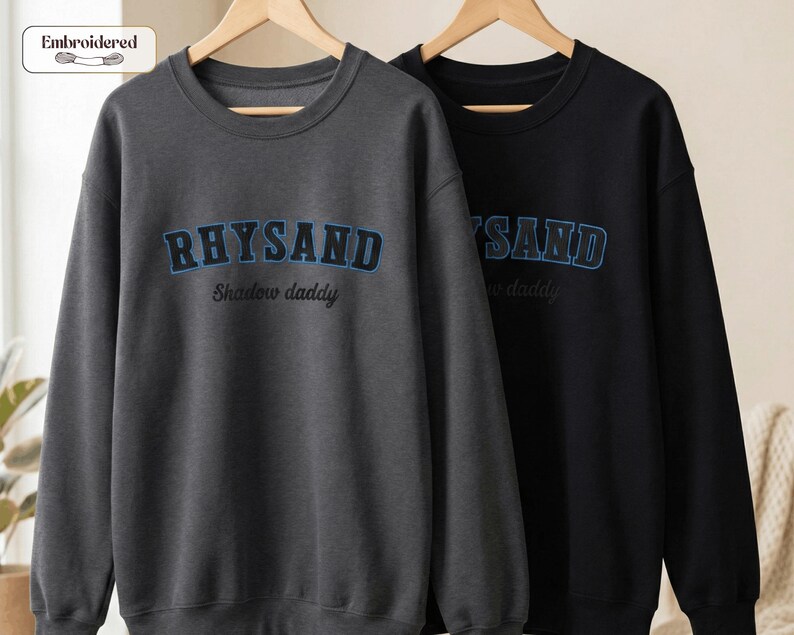Rhysand shadow Daddy sweatshirt, Book lover gift, Acotar merch, Bookish, Booktok Merch, Gifts for readers image 4