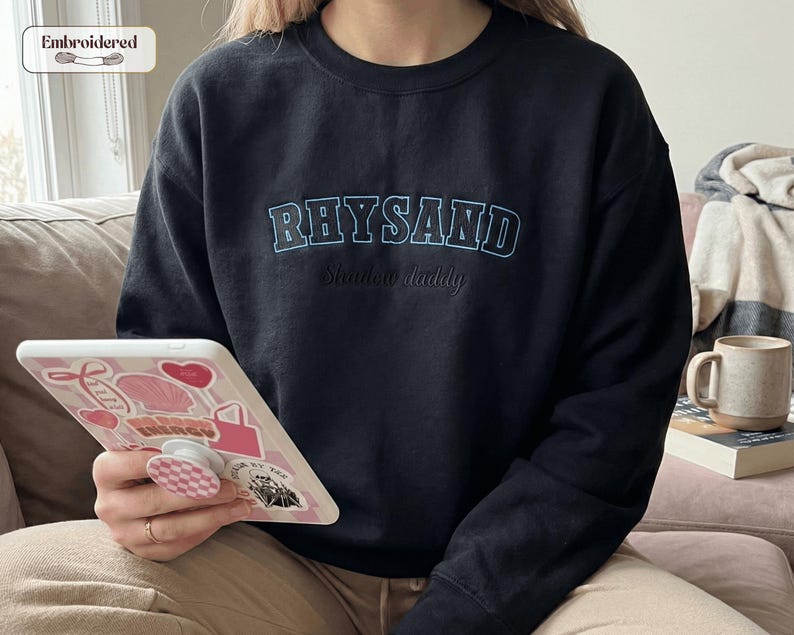 Rhysand shadow Daddy sweatshirt, Book lover gift, Acotar merch, Bookish, Booktok Merch, Gifts for readers image 3