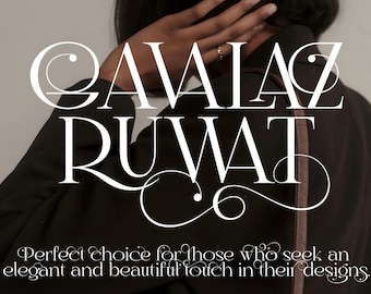 Gavalaz Calligraphy Font: Elegant Cursive, Wedding & Signature Font