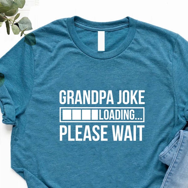 Funny Grandpa T-Shirt,Grandpa Joke Shirt,Grandfather Tee,Gift For Grandpa,Cool Grandpa Shirt,Grandfather Gift,Funny Grandad Tee,New Grandpa