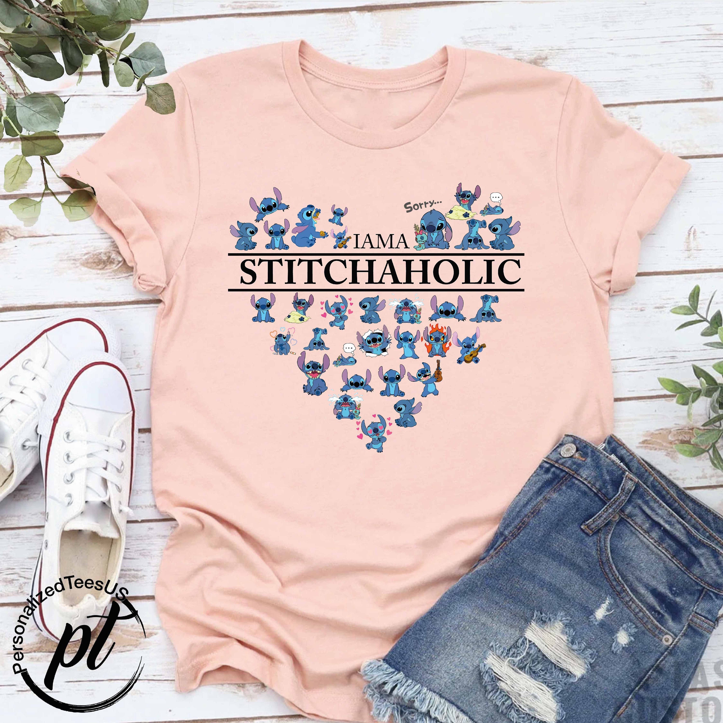I Am A Stitchaholic Shirt, Cute Stitch Shirt, Funny Stitch Shirt, Disney Shirt