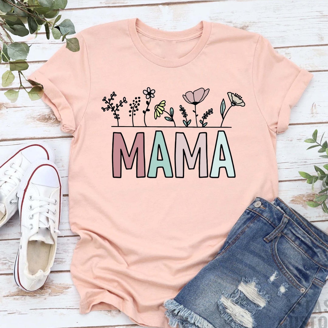 Wildflower Mama Shirt Retro Mama Shirt Mothers Day Gift - Etsy