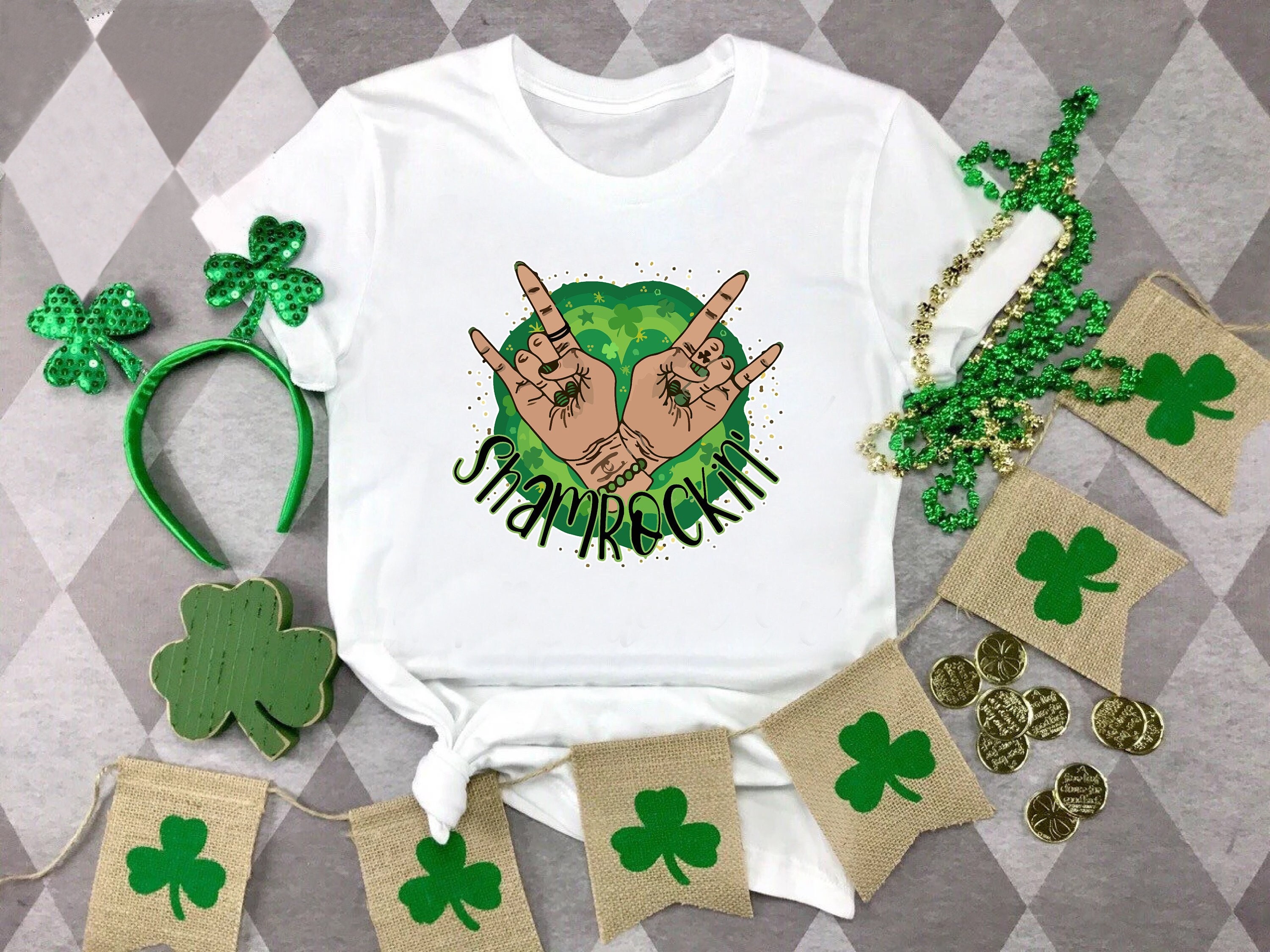 Discover St. Patrick's Day Shirt,Shamrockin Shirt,Shamrock And Roll Shirt,Irish Green