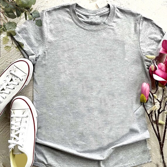 Plain Heather Light Grey Shirt, Blank Heat. Light Grey Shirt, Bulk Shirts,  Plain Shirts, Blank Shirts, Soft Shirts,shirts for Vinyl Printing - Etsy