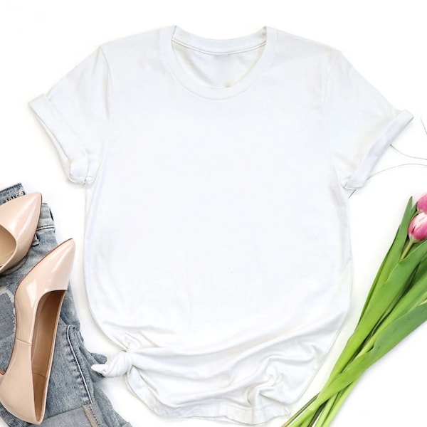 Blank White Shirt Etsy