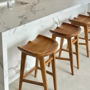 High wooden Bar stool | Unique design