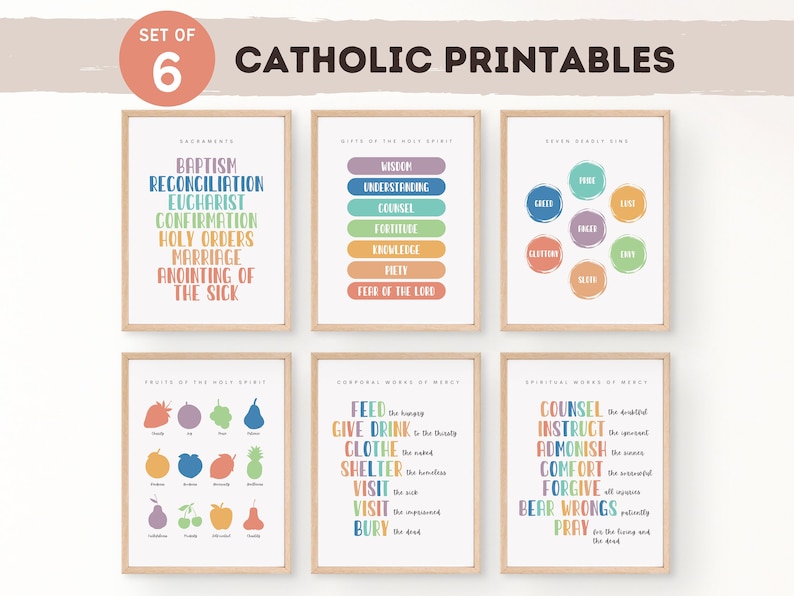 Catholic Homeschool Printable, Classroom Poster, Catholic Back to ...