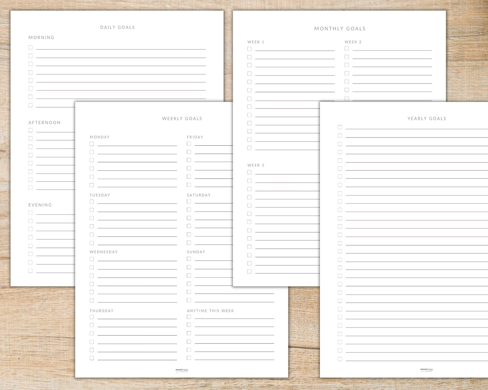 Goal Sheets, Goal Setting, SMART Goals, Live Goals, Daily, Weekly ...