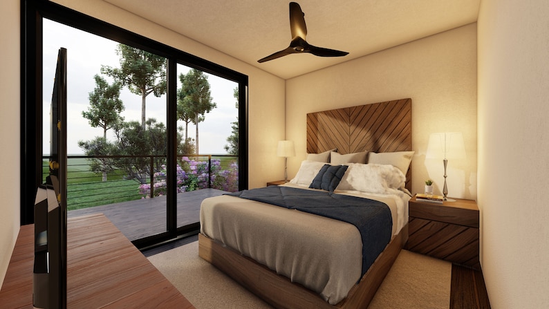 825 S.F. Small Cabin - PDF Plans image 6