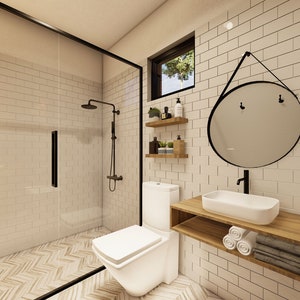 825 S.F. Small Cabin - PDF Plans image 7