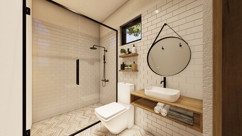 825 S.F. Small Cabin - PDF Plans image 7