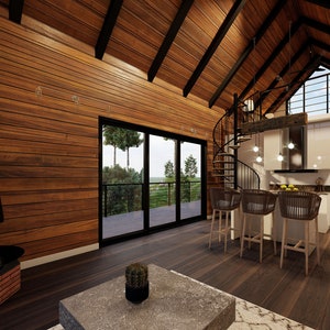 825 S.F. Small Cabin - PDF Plans image 4