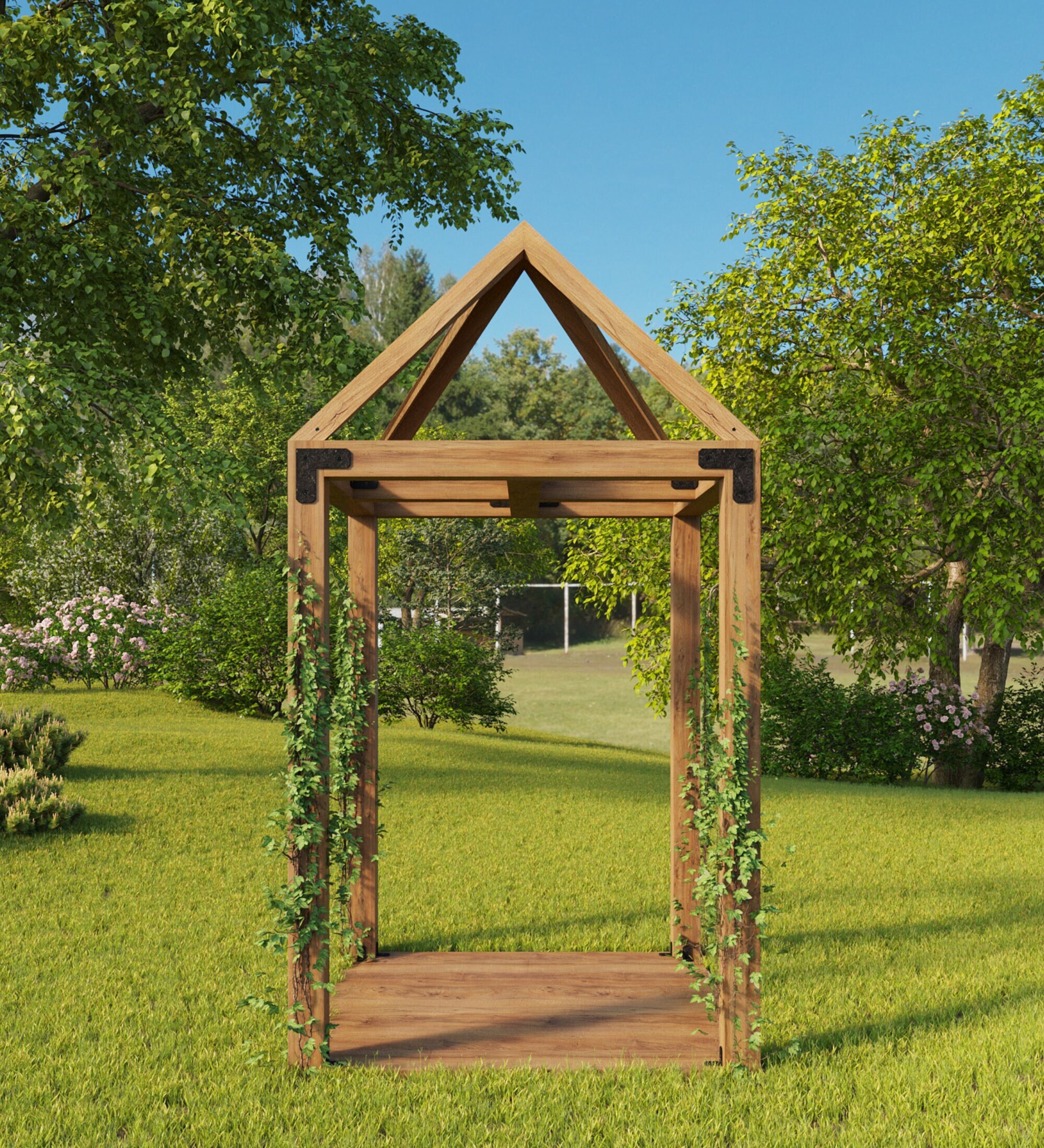 DIY Wedding Arch Plans Pyramid Arbor 6'x6'x12' - Etsy