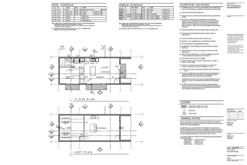 825 S.F. Small Cabin - PDF Plans image 9