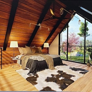 825 S.F. Small Cabin - PDF Plans image 5