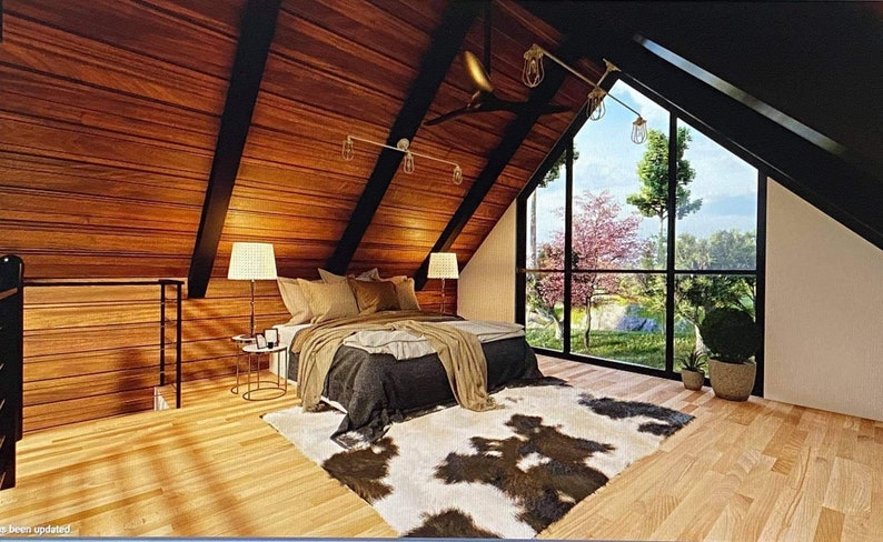 825 S.F. Small Cabin - PDF Plans image 5