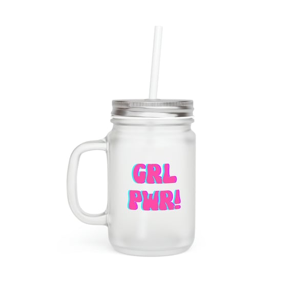 Preppy Mason Jar Cute Aesthetic Preppy Glass Can Feminist -  Hong Kong