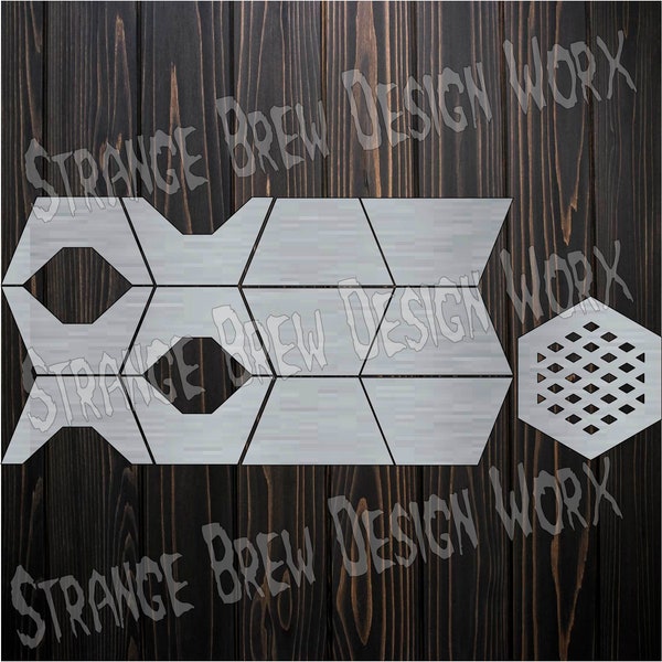 36 x 36 hexagon fire pit DXF file svg / png / pdf / eps / Ai file cnc plasma, vinyl cutter, cnc dxf cnc plasma cut files zip file