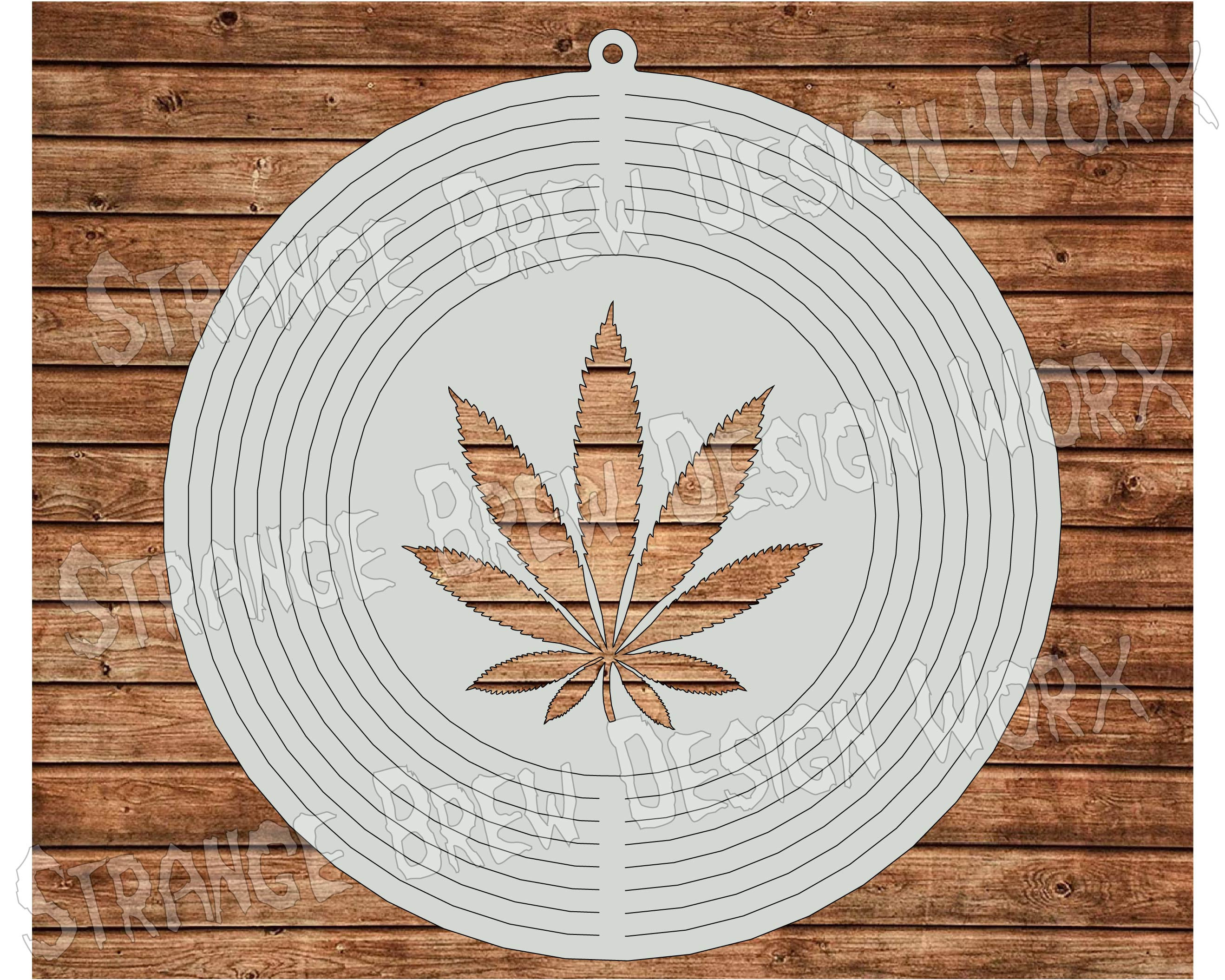 Weed Leaf Wind Spinner DXF File Svg / Png / Pdf / Eps / Ai Etsy Australia