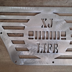 Fits Jeep cherokee Cargo plate XJ DXF svg file cnc cut file plasma cutting file cnc plasma cnc waterjet cargo cunny plate (Digital download)