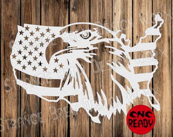 Eagle flag Americn flag DXF file svg / png / pdf / eps / Ai file cnc plasma, vinyl cutter, cricut, cameo cnc dxf cnc plasma cut files zip