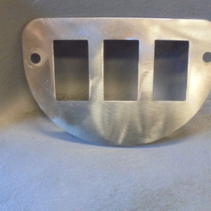 Ashtray delete switch plate fits 96 up Jeep Cherokee XJ Jeep xj cherokee switch plate holds 3 rocker switches