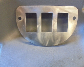 Ashtray delete switch plate fits 96 up Jeep Cherokee XJ Jeep xj cherokee switch plate holds 3 rocker switches