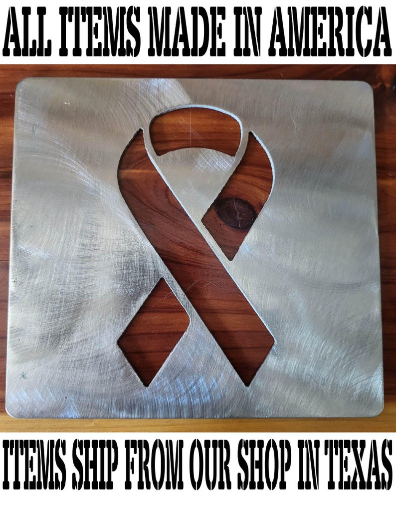 Awareness Ribbon Stencil Metal Stencil, Wood Router, Painting, Wood ...