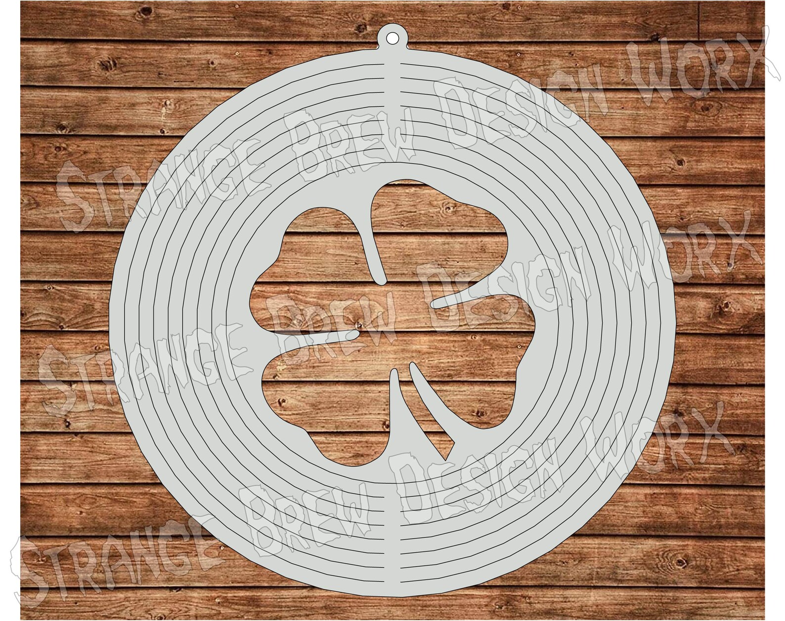 4 Leaf Clover Wind Spinner DXF File Svg / Png / Pdf / Eps / Ai Etsy