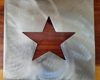 Star stencil metal stencil, wood router, painting, wood burning, pattern making, wood working, tracing cnc cut steel