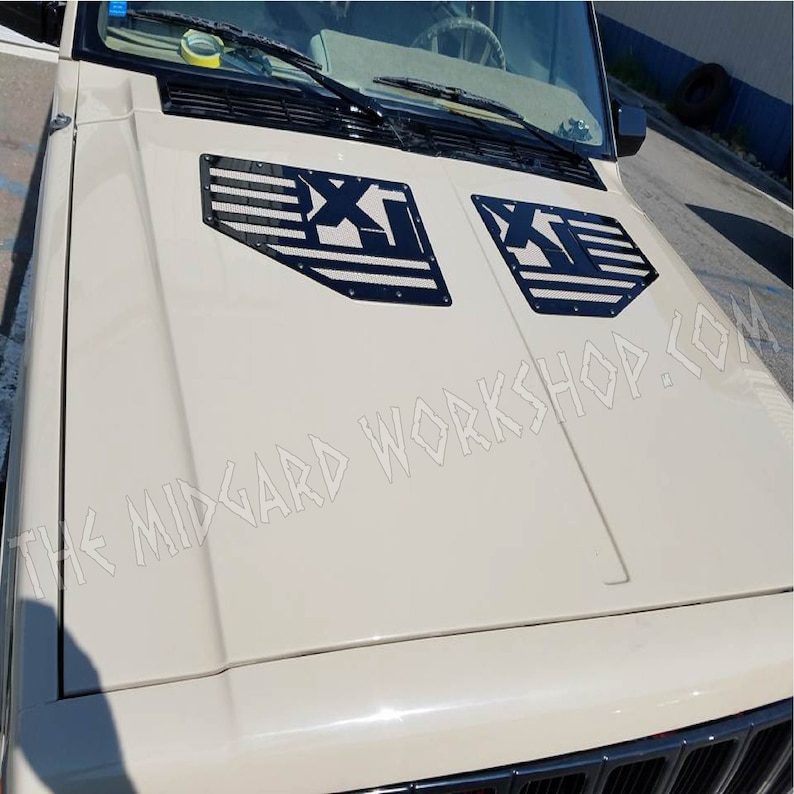 Fits Jeep Cherokee Hood Vents XJ DXF Svg File Cnc Cut File Etsy Canada