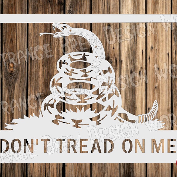 Gadsen flag Dont tread on me DXF file svg / png / pdf / eps / Ai file cnc plasma, vinyl cutter, cricut, cameo cnc dxf cnc plasma cut files