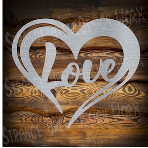Amor coração sinal arquivo DXF svg / png / pdf / eps / arquivo Ai plasma cnc, cortador de vinil, cricut, cameo cnc dxf cnc arquivos de corte de plasma arquivo zip